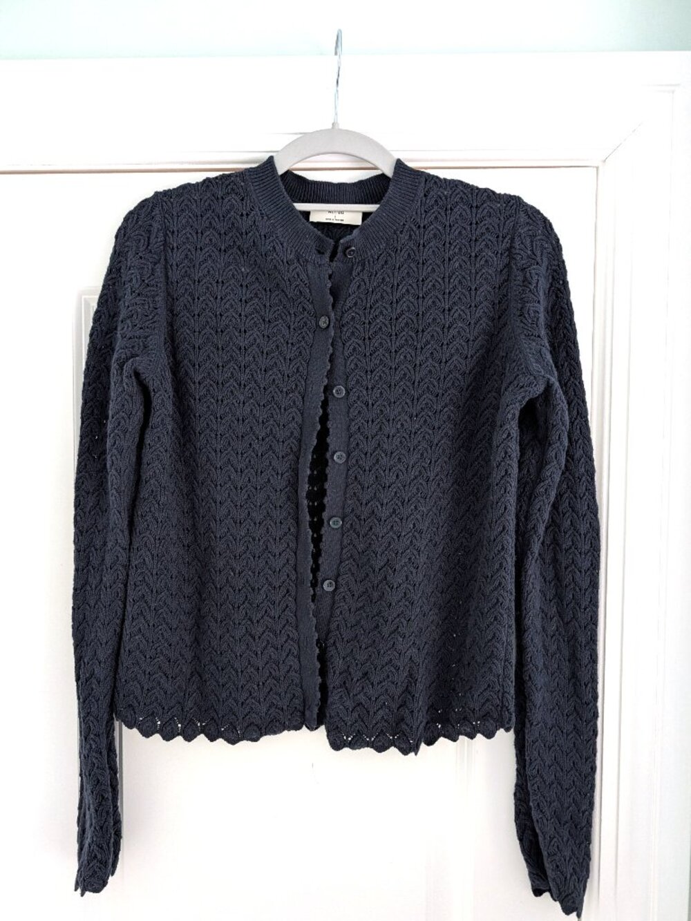 Aritzia blue cardigan size S like new